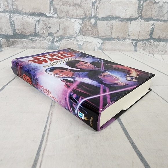 Star Wars Dark Saber Vintage 1995 Hardcover Book By Kevin Anderson - Picture 4 of 13